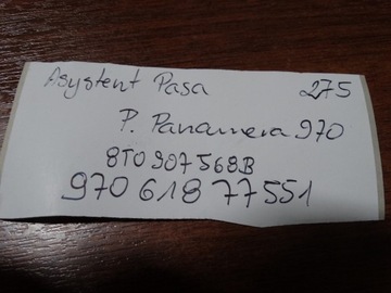 IDEÁLNÍ ASISTENT PÁSY POHYBU PORSCHE PANAMERA 970 1