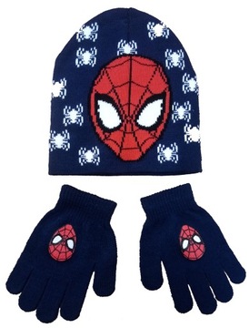 Zestaw czapka + rękawiczki KOMPET Spider-man