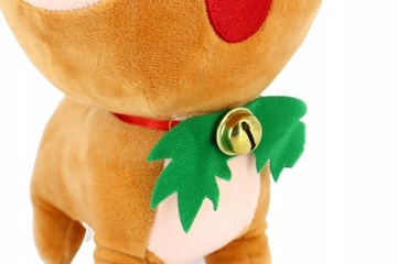 Плюшевый рождественский талисман Рудольф для детей, подарок, 35 см