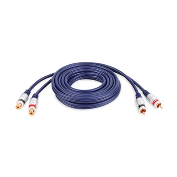 KABEL PRZEDŁUŻACZ 2x RCA CINCH WTYK - 2x RCA CINCH GNIAZDO VITALCO 3,0m