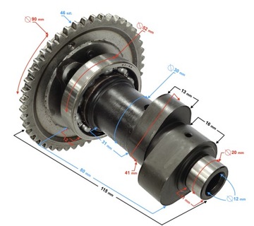 Распредвал на Hisun Tactic 550 Moretti
