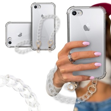 ETUI BLINK SHOCK do IPHONE 8 Złote Karabińczyki
