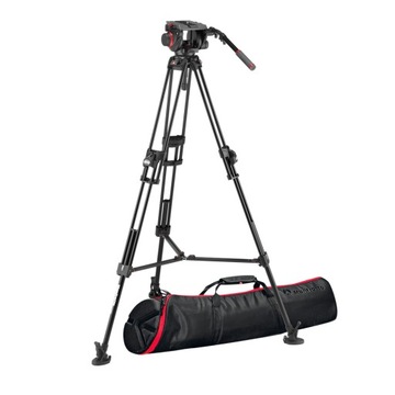 Zestaw wideo Manfrotto 645 Alu Fast Twin z głowicą 509HD