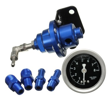 Regulator Ciśnienia Paliwa Uniwersalny 4.5mm Blue