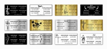 Надгробная доска 59х29 29х59см ТОЛЩИНА