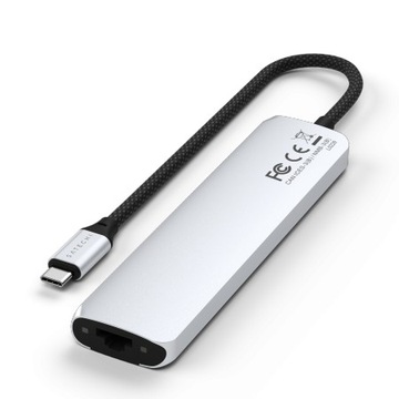 Satechi 7-in-1 USB-C Slim Multiport Adapter with Ethernet - adapter do