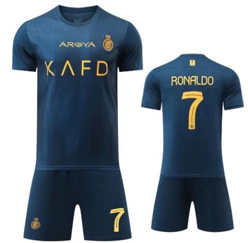 NOWY KOMPLET STRÓJ PIŁKARSKI KOSZULKA C.RONALDO AL NASSR NO.7 DZIECKO