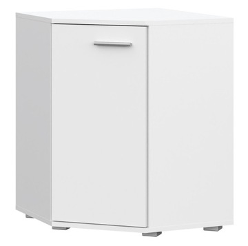 KOMODA NAROŻNA SZAFKA BIAŁA MAT DRZWI 58cm 1d FUN KD-5 Meble-Craft