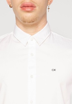 Koszula elegancka elastyczna logo Calvin Klein XL