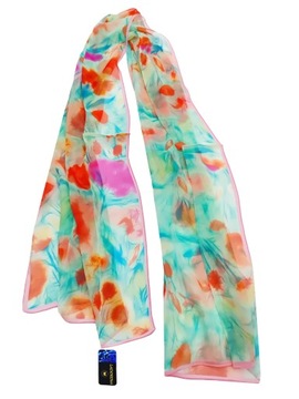 ШЕЛКОВЫЙ ШАРФ ШАРФ 100% НАТУРАЛЬНОЕ КАЧЕСТВО ШЕЛКА ШЕЛКА.