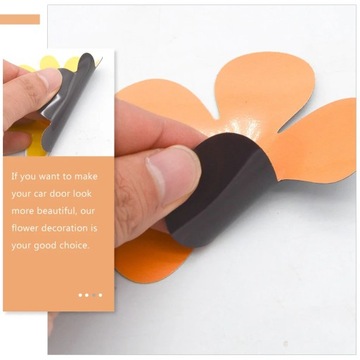 Sun Flower Stickers Magnetic Decorate 24 Pcs