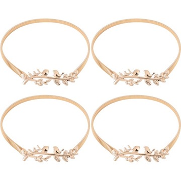 Metal Curtain Buckle Decor Hooks Magnetic 4 Pcs