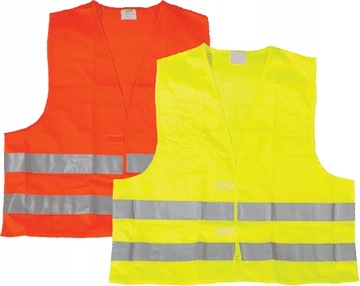 СВЕТООБРАЗИТЕЛЬНЫЙ ЖИЛЕТ ДОРОЖНОЙ ПРЕДУПРЕЖДЕНИЯ, ЖЕЛТЫЙ