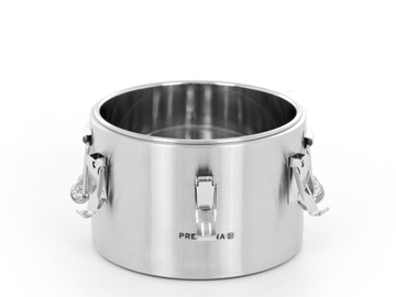 ГАСТРОНОМИЧЕСКИЙ ТЕРМОС ДЛЯ ТРАНСПОРТИРОВКИ ЕДЫ, НЕРЖАВЕЮЩАЯ СТАЛЬ, 10 Л, ПРЕСТОН