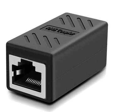 ŁĄCZNIK KEYSTONE ZŁĄCZKA BECZKA RJ45-RJ45 LAN ETHERNET KAT.6 PRZEDŁUŻKA