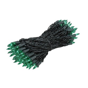 МОЩНЫЕ РОЖДЕСТВЕНСКИЕ ОГНИ 100 ЗЕЛЕНЫХ ЛАМПОЧЕК