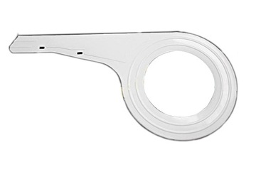 OSŁONA ŁAŃCUCHA 22/47 biała 44-48Z