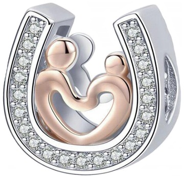 Charms Rodzina Zawieszki do Bransoletek Charmsy Srebro 925 MODA TRUSKY