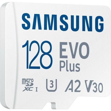 Карта памяти Samsung Evo+ microSD 128 ГБ 130/U3 A2 (2022 г.)