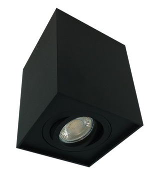 Oprawa natynkowa halogenowa spot led czarna 125mm