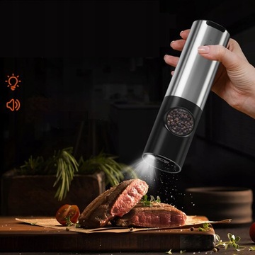 USB ЭЛЕКТРИЧЕСКАЯ МЕЛЬНИЦА ДЛЯ СОЛИ И ПЕРЦА КУХНЯ