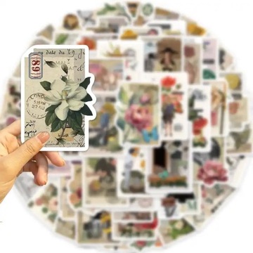 ВИНТАЖНЫЕ ВОДОНЕПРОНИЦАЕМЫЕ НАКЛЕЙКИ STICKERBOMB ДЛЯ НОУТБУКА ВИНТАЖНЫЕ РЕТРО 50 шт.