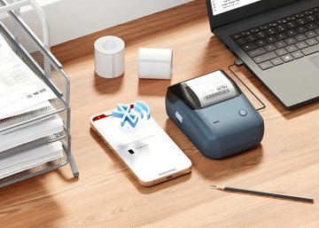 Мини-принтер этикеток NIMBOT B1 Bluetooth 20–50 мм + лента, iOS Android