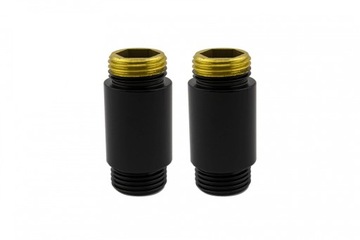 Przedłużka czarny mat dł. 30 mm GZ 1/2 x GZ1/2 2sz