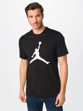 Jordan Nike Air KOSZULKA BAWEŁNIANA męska JUMPMAN sportowy T-shirt czarna