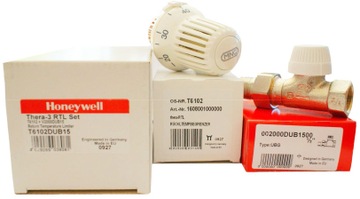 ПРЯМОЙ КЛАПАН RTL HONEYWELL T6102DUB15 ДЛЯ НАПОЛЬНОГО ОТОПЛЕНИЯ