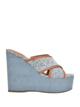 GUESS kapcie damskie, buty Chimes niebieskie 37