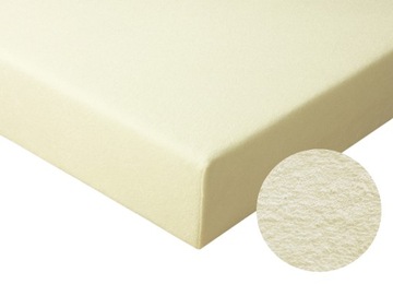 Prześcieradło Frotte 160x200 Grube z Gumką
