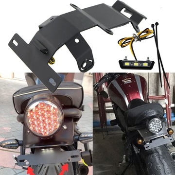 ejestracyjna światło tylne dla YAMAHA XSR700 15-20
