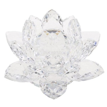 Хрустальное стекло лотос, фигурка-пуговица для