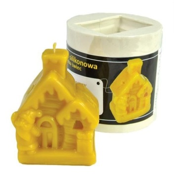 Forma silikonowa - Świąteczny domek - wys. 8,5cm