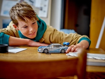 LEGO BLOCKS NISSAN Skyline GT-R R34 АВТОМОБИЛЬ ИЗ ФИЛЬМА «ФОРСАЖ»