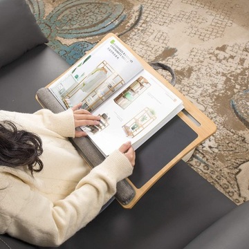 ПОРТАТИВНЫЙ СТОЛИК, ПОДСТАВКА ДЛЯ НОУТБУКА, ДЕРЕВЯННЫЙ ПОДНОС ДЛЯ КРОВАТИ