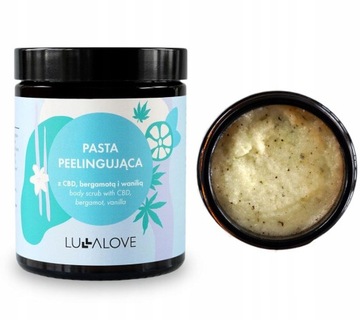 Lullalove Pasta Peelingująca Peeling Wegańska Cbd 180 ml.