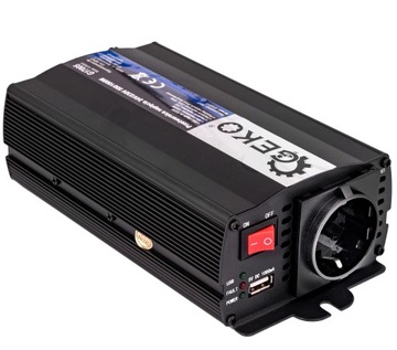 АВТОМОБИЛЬНЫЙ ПРЕОБРАЗОВАТЕЛЬ 24 В 230 В НАПРЯЖЕНИЕ 1000 Вт/5