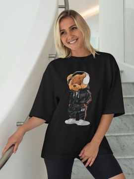 ФУТБОЛКА OVERSIZE СВОБОДНОЕ ПЛАТЬЕ BEAR TEDDY BASIC СВОБОДНОЕ ПЛАТЬЕ XXXL КАЧЕСТВО