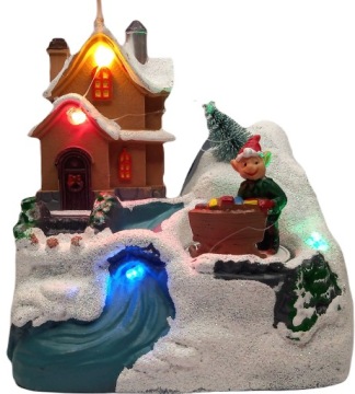 SZOPKA BOŻONARODZENIOWA RUCHOMA LED KRASNAL