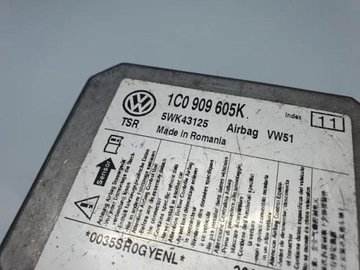 1C0909605K MODUL AIRBAG VW FOX 5Z1 5Z3 1.4 TDI 51KW 2007