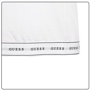 GUESS KOSZULKA DAMSKA T-SHIRT CARRIE BIAŁA r. S