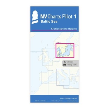 Mapa żeglarska NV Pilot 1 chart Baltic Sea - Kristiansand to Helsinki