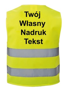 Kamizelka odblaskowa ostrzegawcza Twój Nadruk