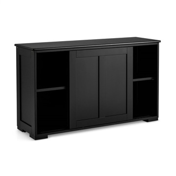 Komoda Costway 106,5 x 33 x 60cm czarny matowe