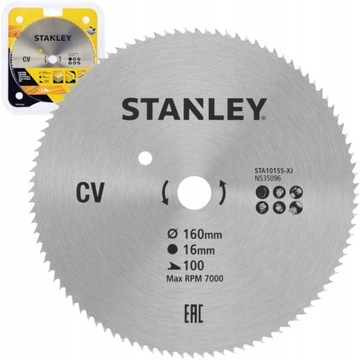 STANLEY STA10155 PIŁA TARCZOWA DO DREWNA 160x16mm