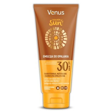 Venus Golden Sun wodoodporna emulsja SPF30 150ml