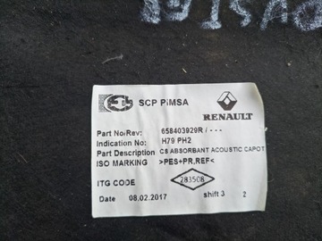 DACIA DUSTER TLUMENÍ KAPOTY 10-17