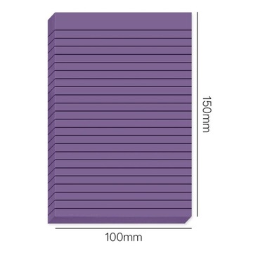 30/50 Sheets Gradient Transparent Sticky Notes Waterproof Horizontal Line I